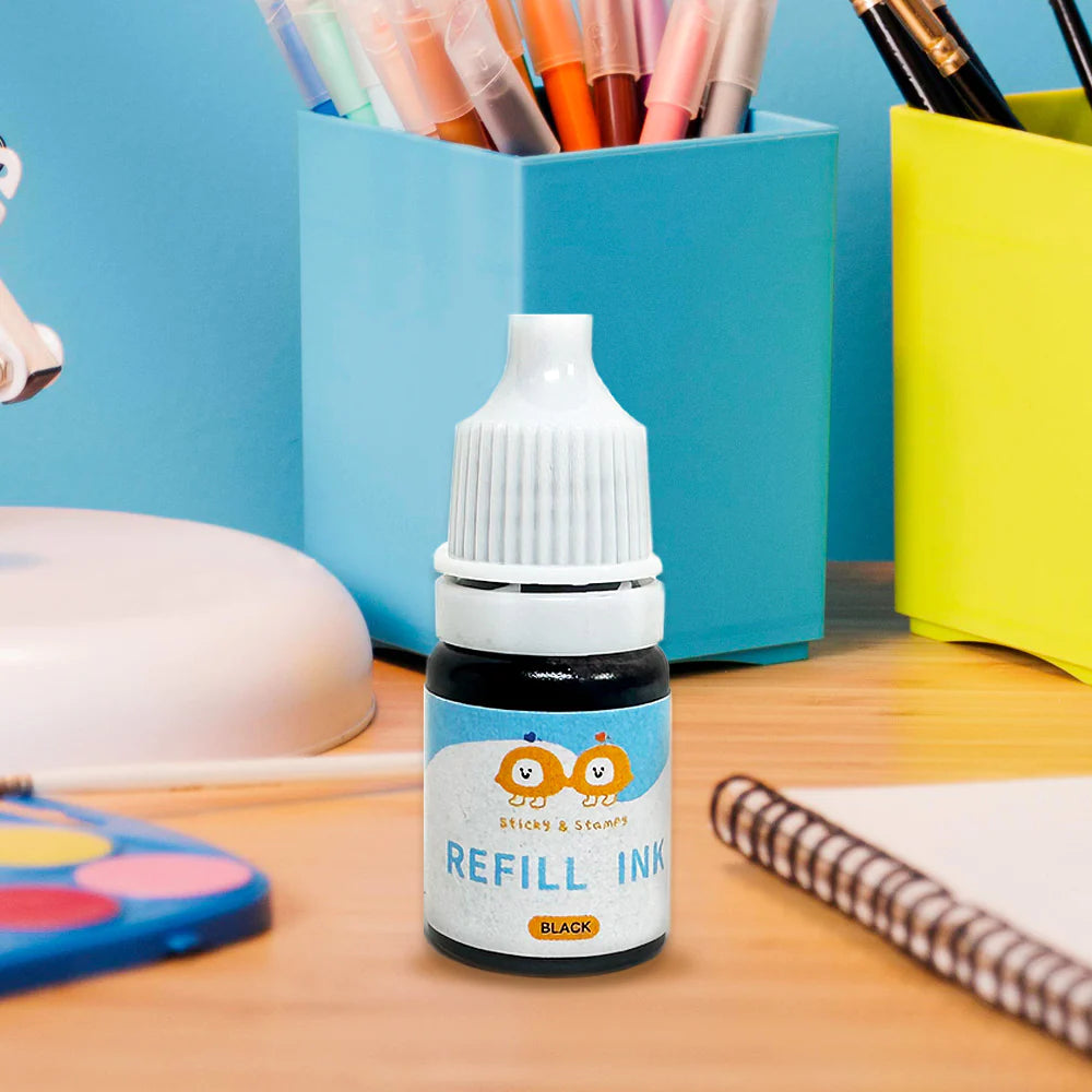 Extend the Life of Your Name Stamp with the Refill Ink Bottle: A Busy Parent's Dream